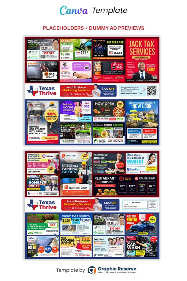 15×12 Shared Cost Co-Op EDDM Postcard – Canva Template - Image 2