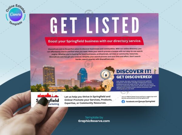 Shared Cost Co-Op EDDM Mailer Design CANVA Template - Image 2